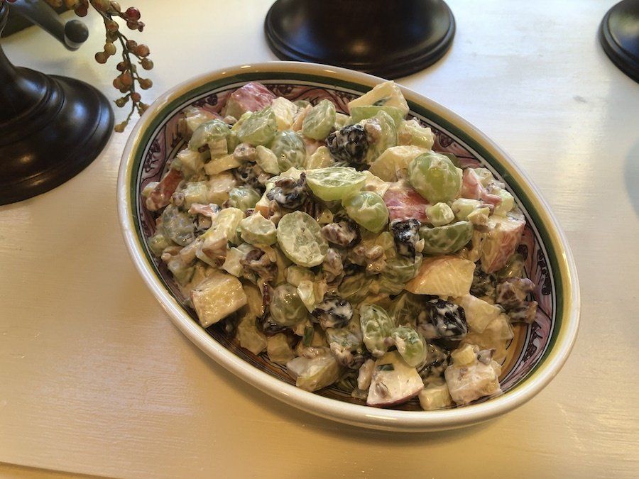 Apple Cherry Waldorf Salad